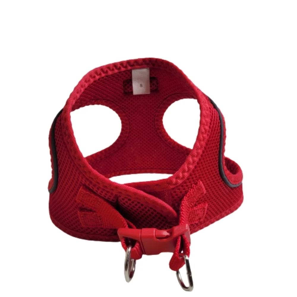 Petifine Step in Red Soft Dog Harness Size Small